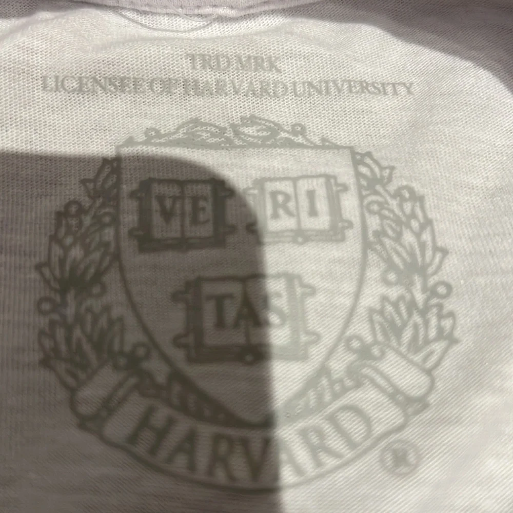 Harvard University Cropped Short Sleeve Tee Shirt - Picture 3 of 3